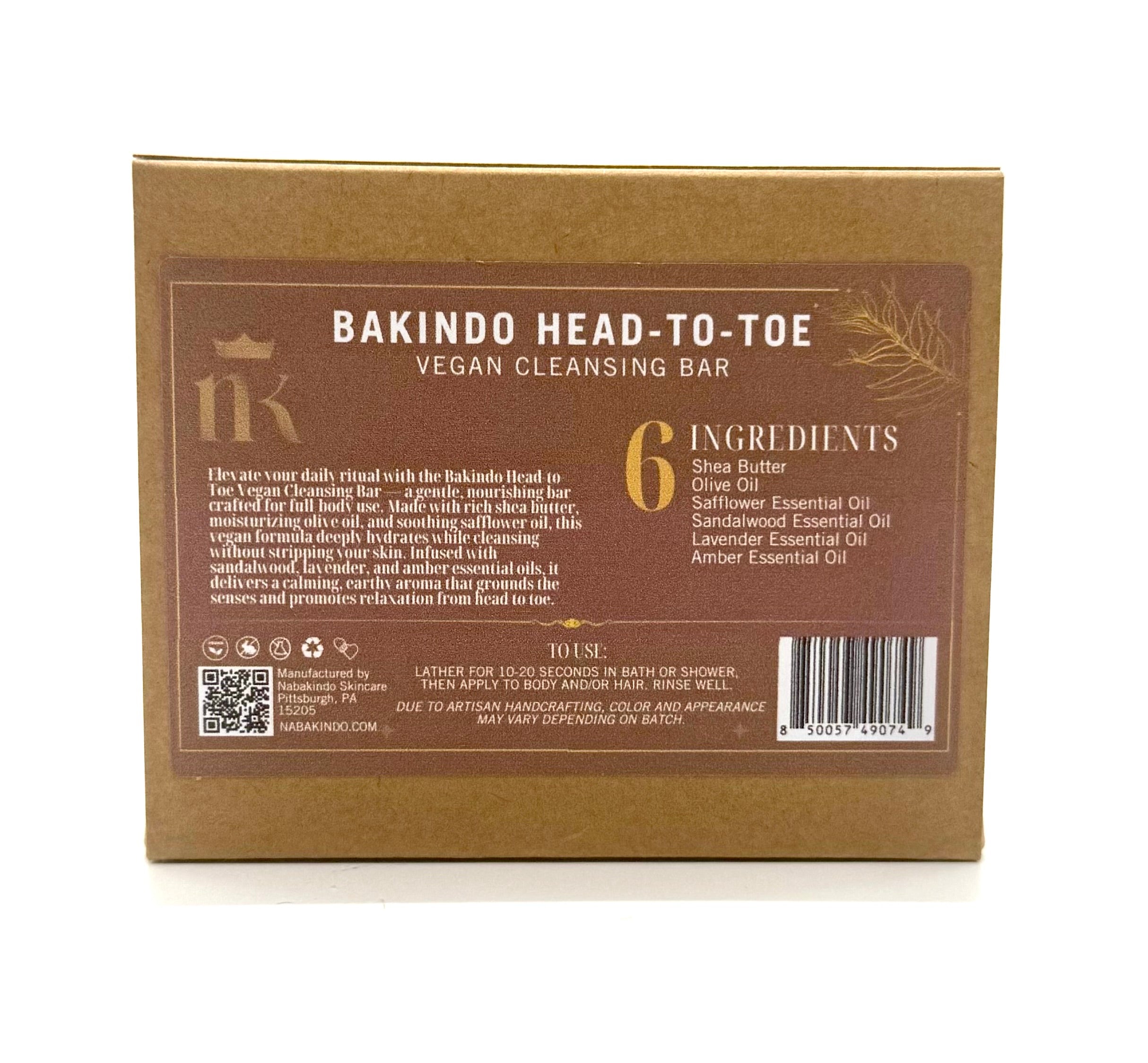 BAKINDO HEAD-TO-TOE CLEANSING BAR